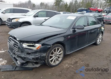 2014 Audi A4 2.0T Premium z USA, uszkodzony, nr VIN WAUFFAFLXEN017511